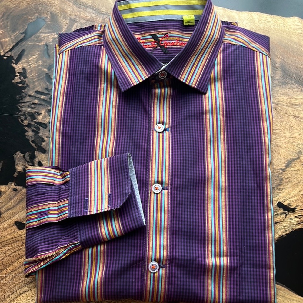 ROBERT GRAHAN long sleeves shirt, size L